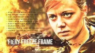 Fiery Freeze Frame - After Effects | Videohive Projects