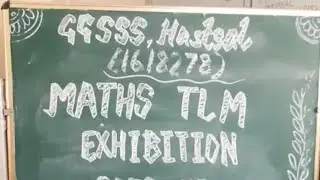 School level maths TLM exhibition… Delhi govt school…