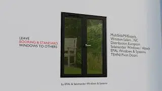 Salamander Green Evolution 76MD Turn / Tilt or Fix Windows , operation
