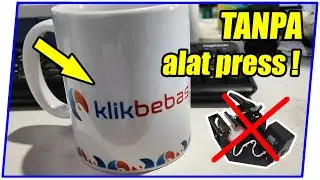 cara sablon mug | GAK RIBET bisa buat USAHA sampingan