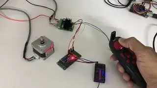 Stepper Motor Control using RC Remote