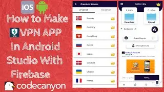 How to Make a vpn app in Android Studio With || Firebase || Source Code