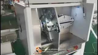 Visual Positioning Corrugated Pipe Cutting Machine with Shrinking Function WL-BW10 - Suzhou Crown
