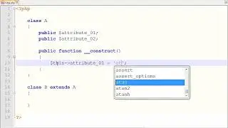 PHP OOP 368 Overriding Class Attributes Part 1