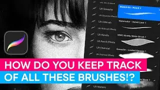 Organize Your Brushes in Procreate to Paint More Efficiently