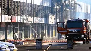 Day 88 - Fire at a building in Upington, South Africa