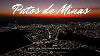 Voando de drone na super Lua Azul