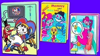 DIY GAME BOOK THE AMAZING DIGITAL CIRCUS Pomni Pregnant & Poppy PlayTime 3