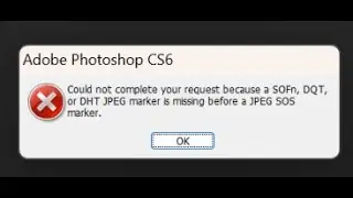 JPEG marker is missing before a JPEG SOS marker adobe|whatsapp downloaded image not open in photosho