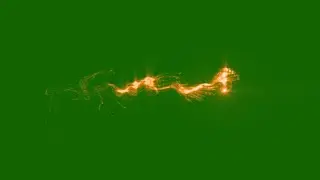 Gold Text particle reveal green screen | Text particle reveal green screen