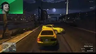 CARRERAS PERO NOS SIGUE LA POLICIA - GTA V ONLINE
