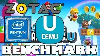 New Super Mario Bros. U - Benchmark CEMU 1.7.5 - WiiU Emulator - ZOTAC GTX 1050 TI + Pentium G4560
