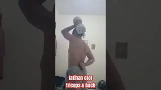 #gym #fitness #workout  Latihan otot triceps dan back