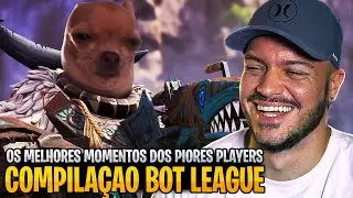Melhores Momentos da BOT LEAGUE, o Campeonato dos PIORES PLAYERS com as MELHORES JOGADAS do APEX 🤣🤣🤣