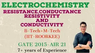 Electrochemistry|Resistance|Resistivity|Conductance and Conductivity|JEE|Class 12th BOARDS #jee #iit