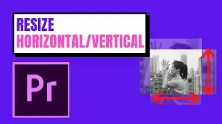 How to resize a video from horizontal/vertical in Premiere Pro?