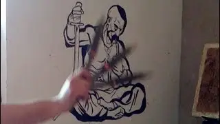 Three knives with one throw/Три ножі одним кидком