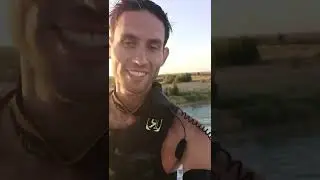 Флайбординг с телефоном