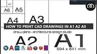 How To Print CAD Drawings in A1 / A2 / A0 | AutoCAD / TurboCAD