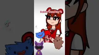 I drew Bobby BearHug into a human girl