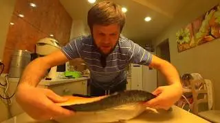 Разделка лосося. Самый вкусный посол Сёмги