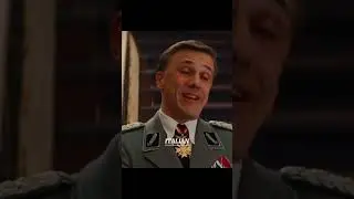 Christoph Waltz and Brad Pitt Fluent in French, German and Italian in Inglourious Basterds (2009)
