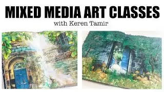 MIXED MEDIA COURSE--- Enchanted Journeys Art Journaling