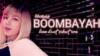 Blackpink~ BOOMBAYAH ~line distribution