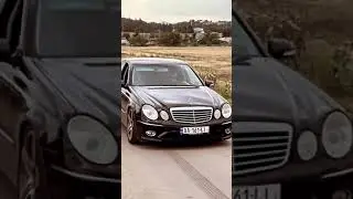 Mersedes w211 black racket/Мерседес 211кузов черная ракета