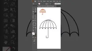 How to Make Umbrella Icon in Illustrator 