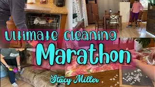 ULTIMATE CLEANING MARATHON | CLEANING MOTIVATION | STACY MILLER