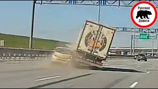 ДТП на КАД - фура перевернулась | Ваши Видео #62