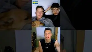 РЕАКЦИЯ ШВЕДА и РУССКОГО на БАЯНИСТА в чатрулетке