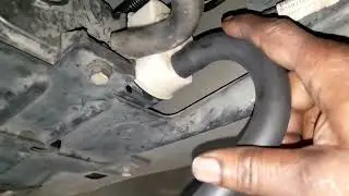 Check Engine Light on with  P0457  P0456 Small evap leak  You will need this special tool to fix.