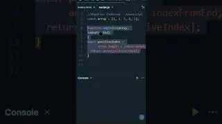 JavaScript Tricks | Negative Indexing in Array using 