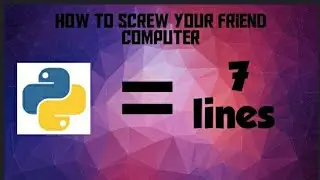 How to screw your friends pc lol
