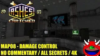 Ashes 2063 Enriched - MAP08 Damage Control - All Secrets No Commentary Gameplay