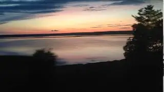 закат, озеро Токсово, Кавголово