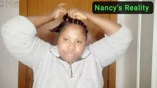 Making Cornrow Myself/ Nancy's Reality | #hairstyles #naturalhair