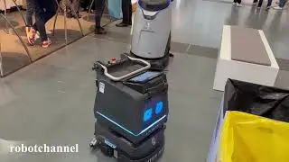 Lionsbot R3 Scrub and Gaussian Ecobot Scrubber 50