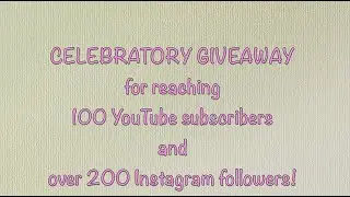 CELEBRATORY GIVEAWAY