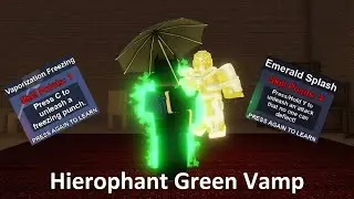 [YBA] Hierophant Green Vamp Showcase + Build
