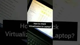 How To Check Virtualization is Enabled or Not in Windows 10 | how to check virtualization status