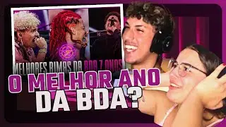 MELHORES RIMAS DA BDA 7 ANOS - GUZERA REACT 🔥