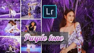 Tutorial edit foto "purple tone" | rumah rahasia lightroom Android