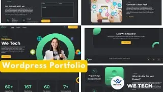 Look My Wordpress Portfolio Intro Video | We Tech