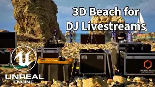 DJ Beach Party - Environment made with Unreal Engine 5