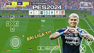 Efootball Pes PPSSPP 2024 Lite Liga 1 Indonesia | Update Transfer & Team Promosi