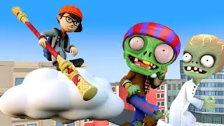 Scary teacher 3D Nick Wukong vs Tani Harley Quinn troll Giant Zombie  Funny animation