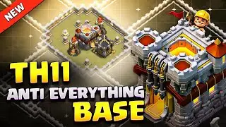BEST TH11 ANTI EVERYTHING (War/CWL) BASE 2026 ⚒️ INSANE Town Hall 11 Base Link + Analysis & Replays
